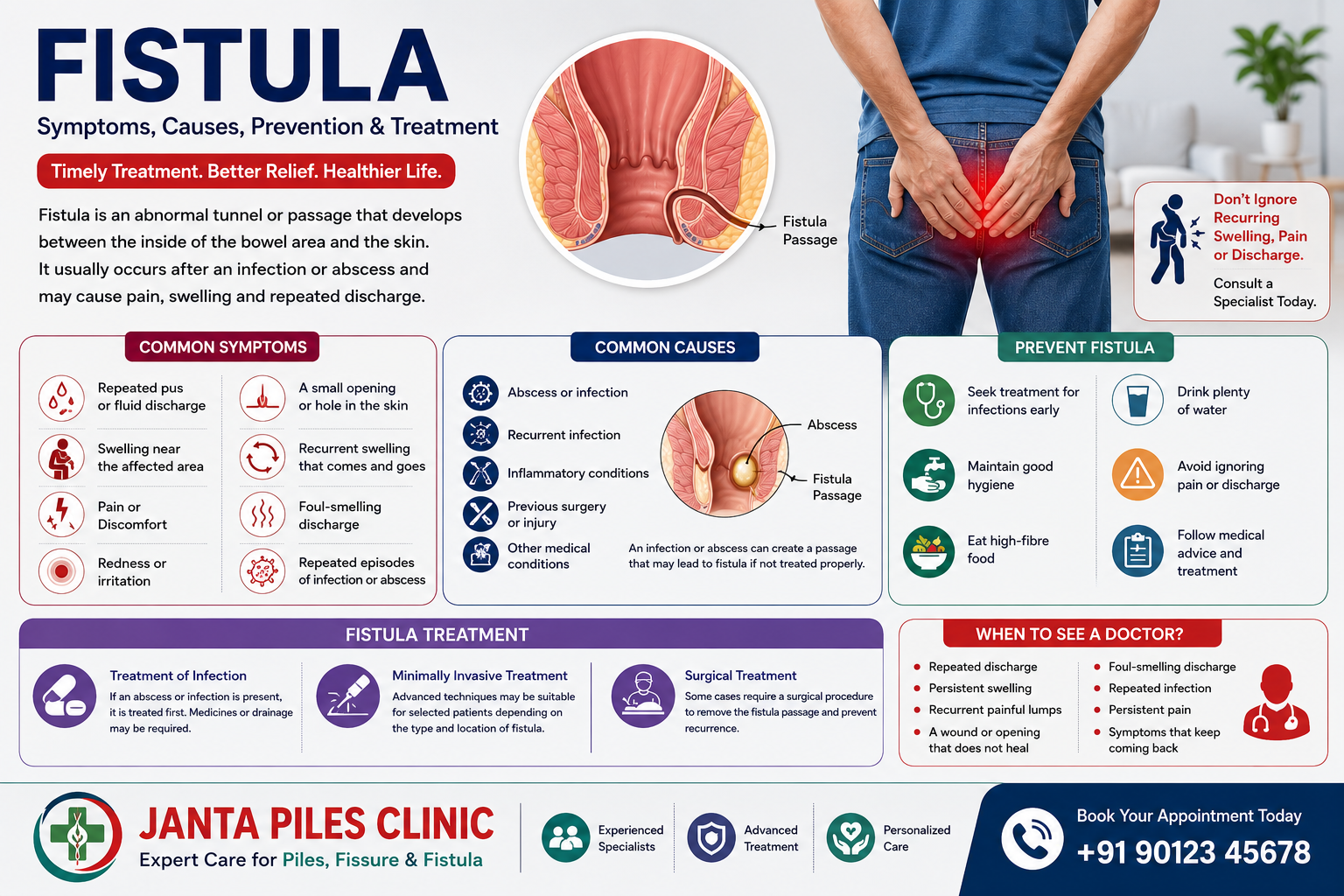 You are currently viewing Fistula: Symptoms, Causes, Prevention and Treatment